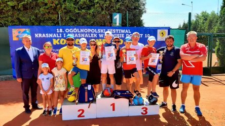 Blanka Wasiela i Igor Minkner zwycizcami tenisowego festiwalu krasnali