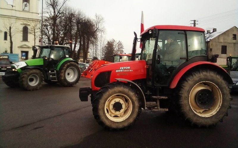 Rolnicy z powiatu piotrkowskiego te ruszaj na Warszaw