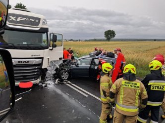 Wypadek na drodze Piotrkw - Sulejw