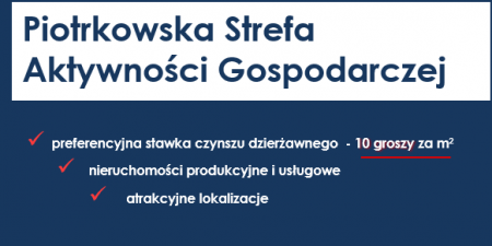 Piotrkw: wicej dziaek w strefie gospodarczej