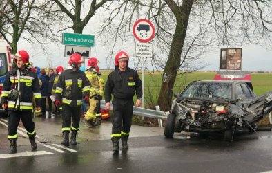 Wypadek na drodze krajowej nr 91 w Longinwce