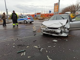 Wypadek na Sulejowskiej w wigilijne przedpoudnie
