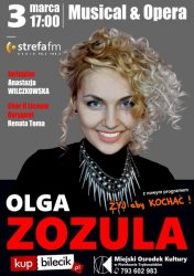 Olga Zozula – brylantowy gos zabrzmi na scenie MOK-u