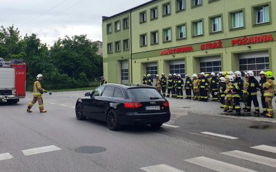 Strażacy z Piotrkowa kierowali ruchem