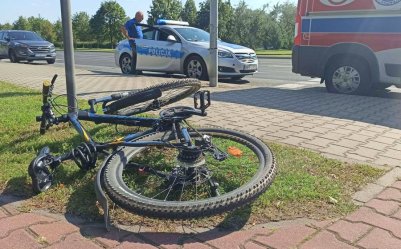Potrci nastoletniego rowerzyst i uciek. Policja szuka sprawcy