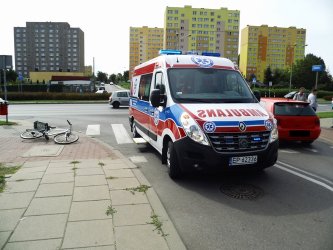 Piotrkw: Rowerzysta w szpitalu