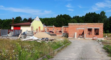 Trwa rozbudowa i przebudowa Domu Ludowego w Blizinie