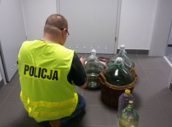 Nielegalny alkohol na terenie gminy Czarnocin 