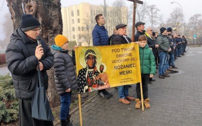 Różaniec piotrkowskich mężczyzn w pierwszą sobotę 2023 r.