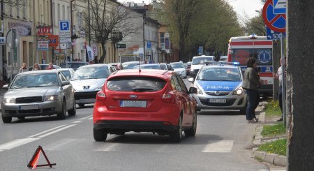 Potrcenie dziecka na ulicy Sowackiego w Piotrkowie