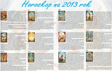 Horoskop na rok 2013