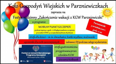 Festyny i szczepienia w Parzniewicach, Parzniewiczkach i Piekarach