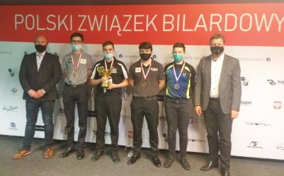 Bilardzici z Rkoraja zdobyli 5 medali Mistrzostw Polski