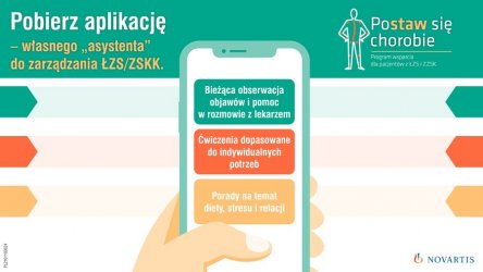 Aplikacja na telefon dla pacjentw z ZZSK i ZS, ktra ma by asystentem w zarzdzaniu chorob