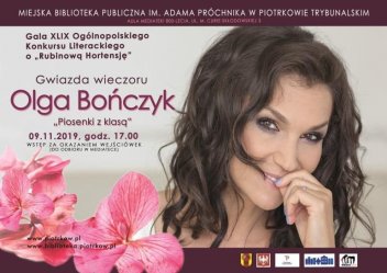Olga Boczyk gwiazd wita poezji w Piotrkowie