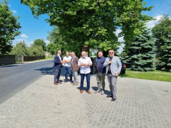 Zakoczono przebudow drogi powiatowej Biskupia Wola - Dalkw
