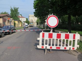 Ulica Jagiellońska częściowo zamknięta