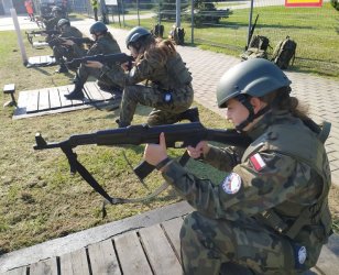 Kadeci z ZS CKZ w Bujnach ćwiczyli pod okiem zawodowych żołnierzy