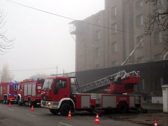Wybuch na terenie myna w Piotrkowie