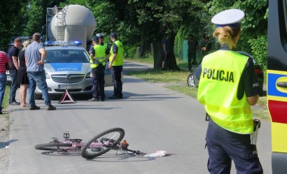 Zachowajcie ostrożność na drogach! Groźne zdarzenie z udziałem młodej rowerzystki