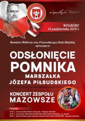 Odsonicie popiersia Marszaka i koncert „Mazowsza”