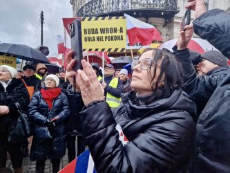 “Protest Wolnych Polakw” w Piotrkowie