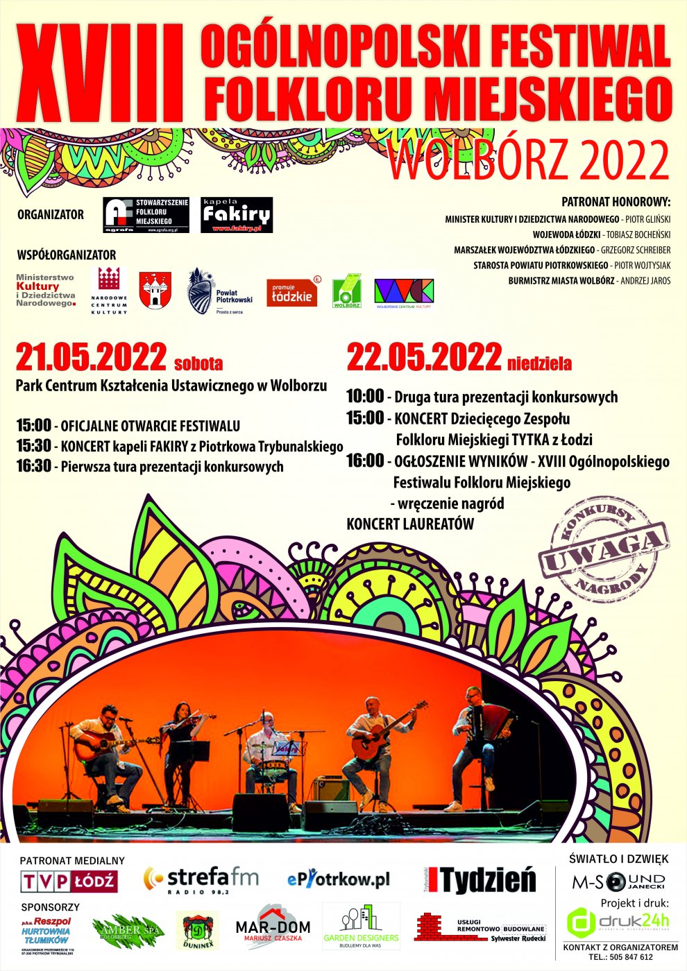 Ogólnopolski Festiwal Folkloru Miejskiego 21-22 maja