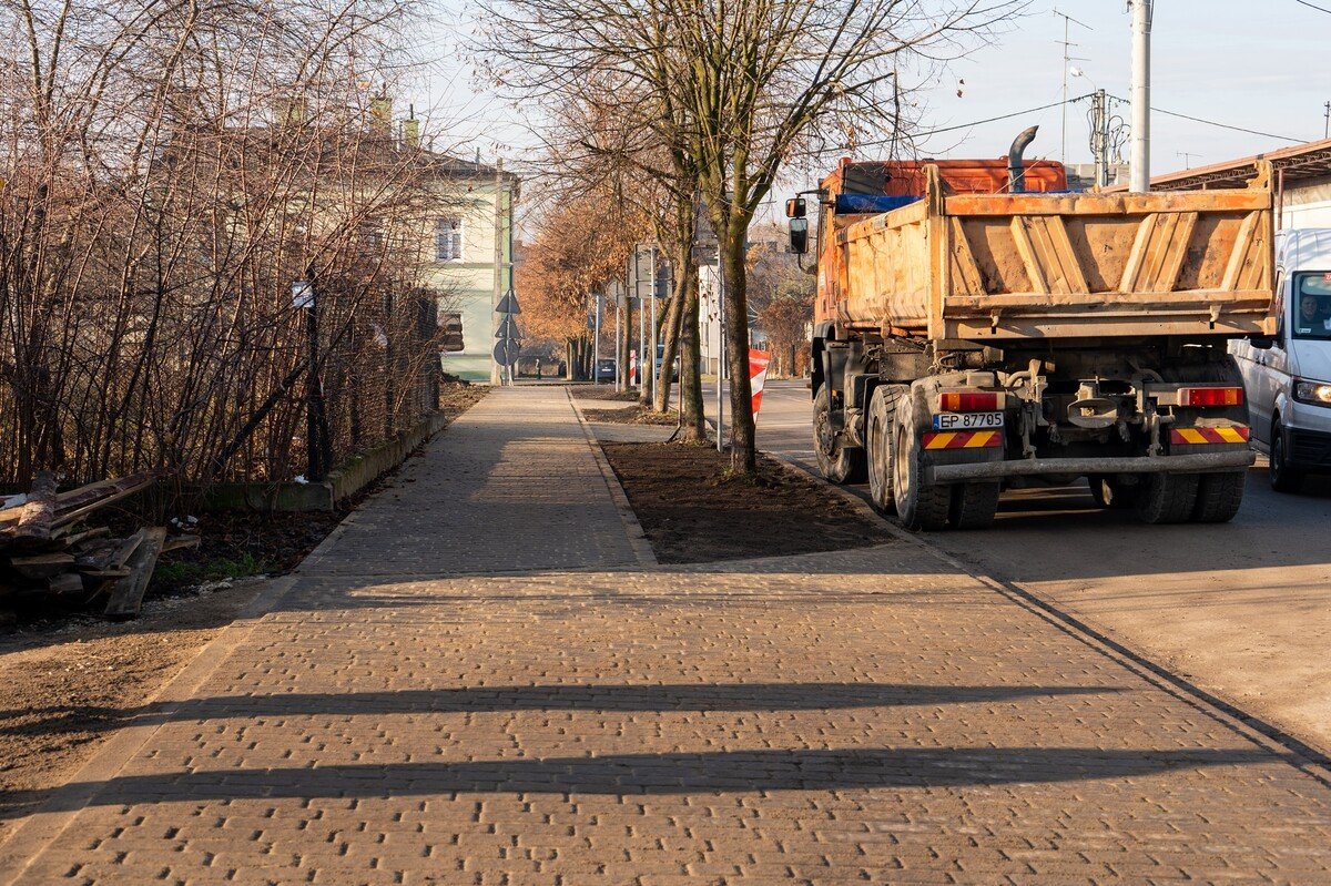 Nowe chodniki na ul. Litewskiej gotowe