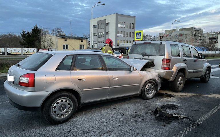 Kierowca audi nie wyhamowa