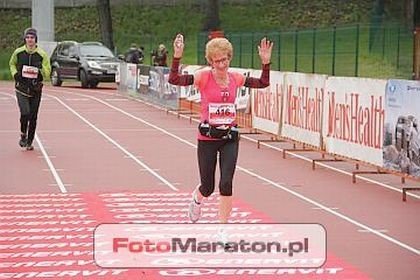 Krystyna Rudzka z Sulejowa trzecia w pmaratonie