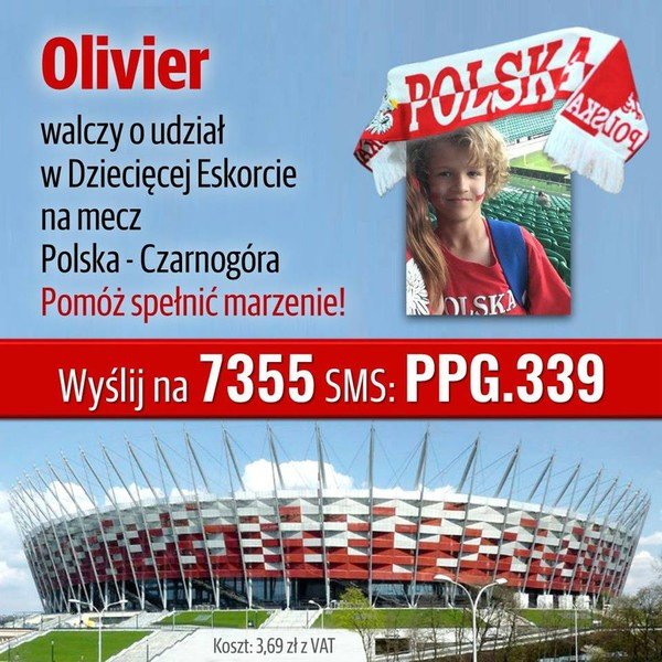 Pom Olivierowi speni marzenie 