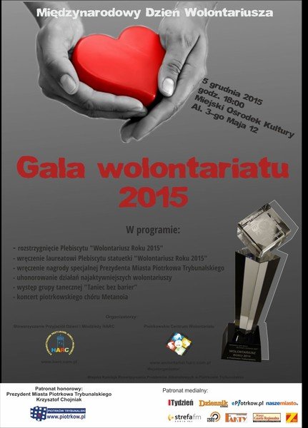 W sobot poznamy Wolontariusza Roku 2015 