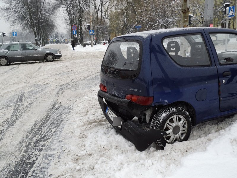 Kolizja w centrum Piotrkowa 