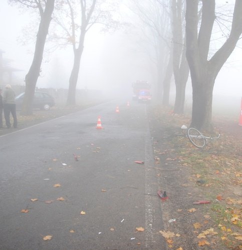 Tragiczny wypadek, nie yje rowerzysta