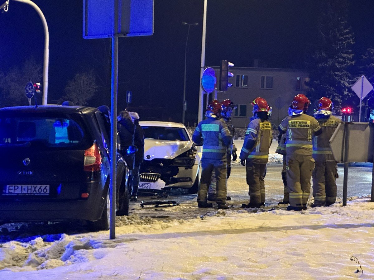 Wypadek na skrzyowaniu Sikorskiego i Concordii