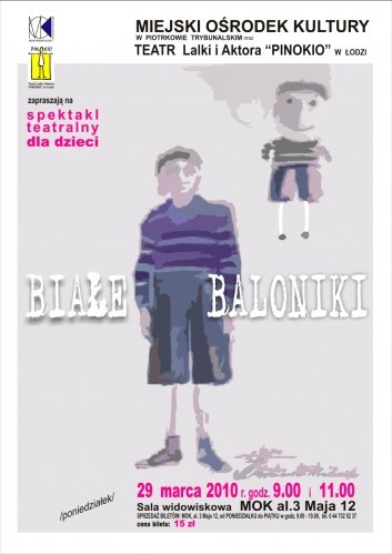 Biae baloniki – spektakl dla dzieci w MOK-u