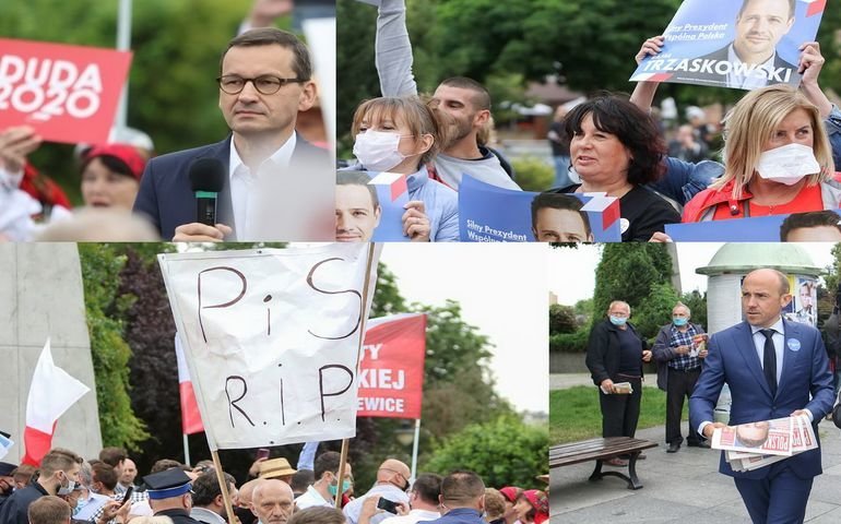 Morawiecki i Budka z wizyt w Piotrkowie