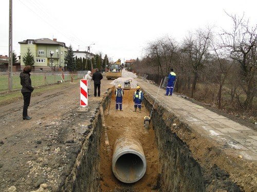 Pierwszy etap budowy kanalizacji dobiega koca