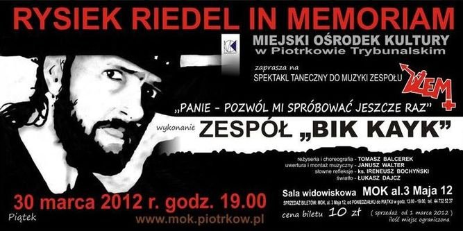 Riedel in memoriam - zatacz do muzyki Demu