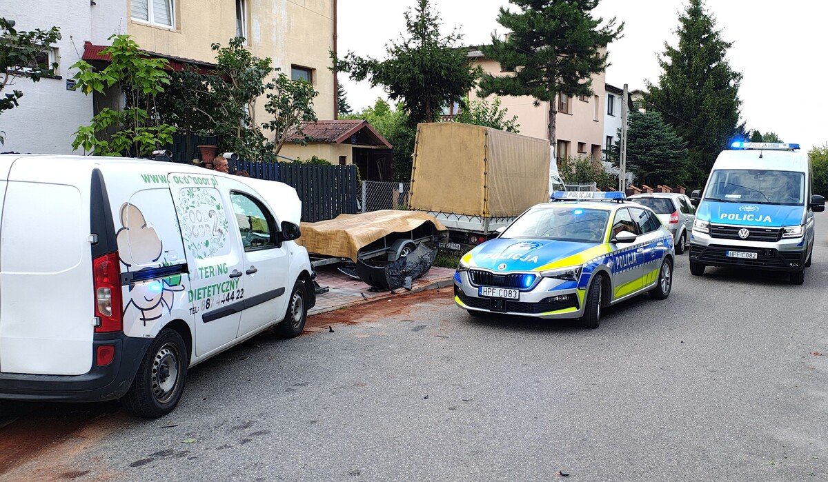 Kierowca wymusi pierwszestwo. Wypadek w Piotrkowie