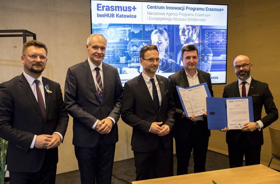 EKG: powstanie centrum Katowice Erasmus+ InnHUB