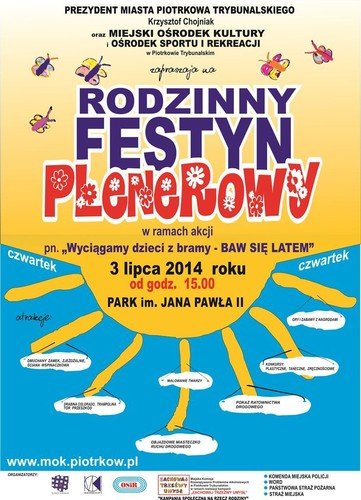 Zapraszamy na Rodzinny Festyn Plenerowy 