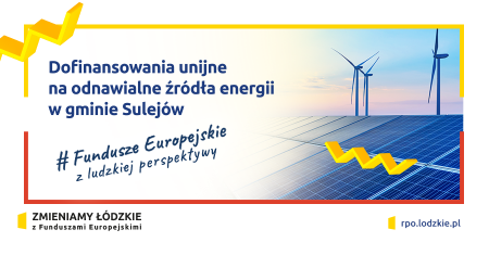 Dofinansowania unijne na odnawialne rda energii w gminie Sulejw