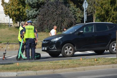 Hulajnogista potrcony na przejciu w Piotrkowie