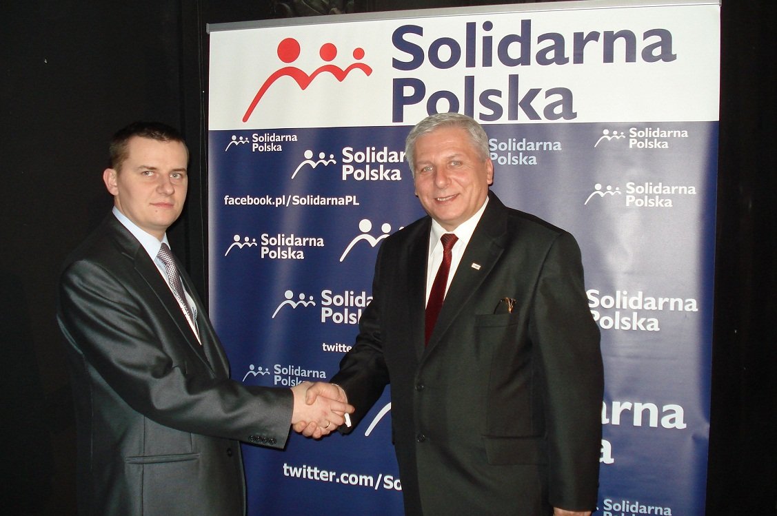 Micha Sowiski Penomocnik Solidarnej Polski w Powiecie Piotrkowskim.