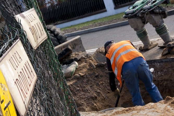 Usterka na nowo wyremontowanej Polnej