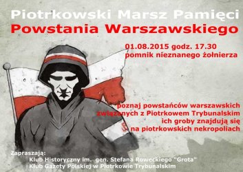 W rocznic Powstania Warszawskiego bdzie marsz 