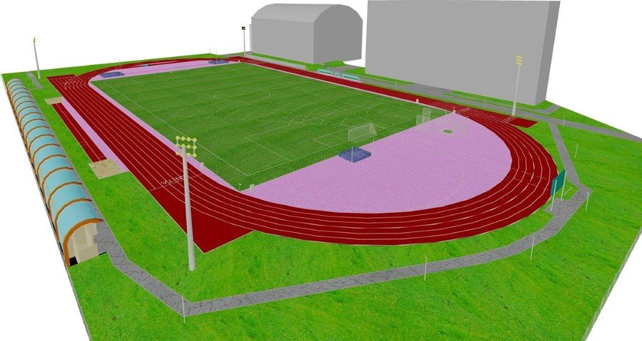 W Bechatowie powstaje stadion lekkoatletyczny