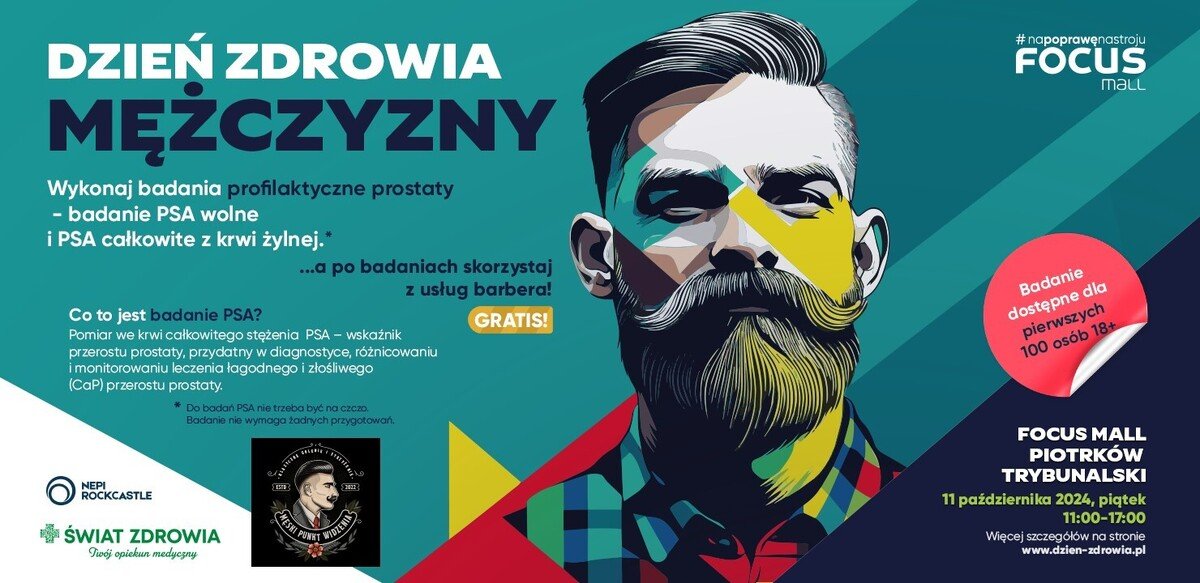 „Dzie Zdrowia Mczyzny” - mobilny gabinet w Focus Mall w Piotrkowie