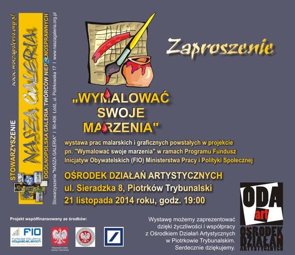 ODA zaprasza na wernisa wystawy!